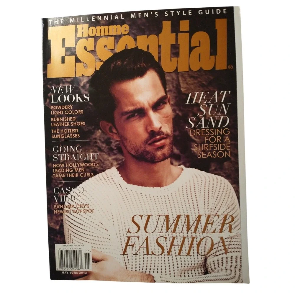 Homme Essential Magazine May/June '13 Millennial Mens Style Guide Summer Fashion